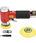 Badass 2 Inch Pneumatic Angle Grinder Offering Lightning Fast Grinding And Flawless Swirl Free Polishing At A Steady 1800 RPM for metal work.