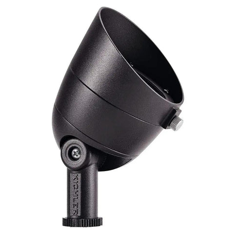 Low Voltage Landscape LED Accent Light Three Point Five Watt 3000K Warm White Wet Rated For Outdoor Beds And Yards In Textured Architectural Bronze Finish 12 Volt System Compatible With Easy Install 16155AZT30 side view