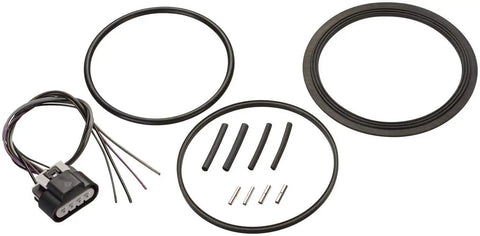 Heavy Duty Electric Fuel Pump For Buick LeSabre Park Avenue Cadillac Seville Slick High Flow Gasoline Delivery System components including seals and connector.