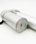 Close-up view of the rugged 12V 24V DC electric linear actuator heavy duty workhorse high torque gearmotor with precision design.