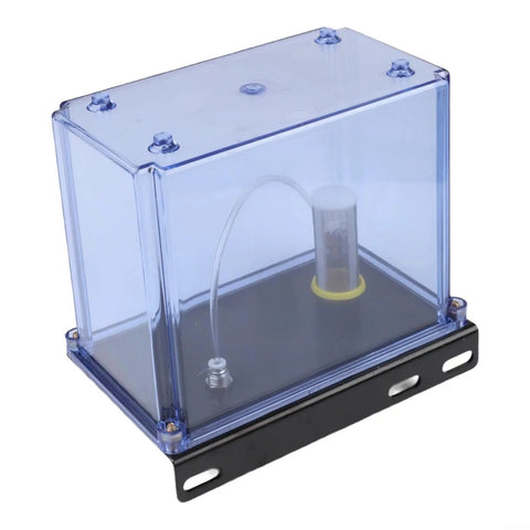 Heavy Duty 3L CNC Lubrication Water Box With Integrated Filter For Lathe Milling Drill Machines, transparent plastic reservoir with filter.