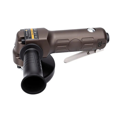 Heavy Duty Pneumatic Angle Grinder Built Like A Tank Delivering Badass 10000 Rpm Performance With A Precision 110 Mm Disc for metal work.