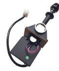 Top Shelf JLG Boom Lift Drive Joystick Controller Replacement Part 1600141 with wiring and base for 60HA 70H 80HX 40H equipment.