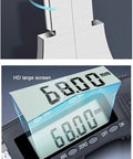 Digital Caliper 0-800mm/31.5 in,Long Jaw LCD Measuring Tool with Inch Metric Conversion showing measuring jaws and HD screen.