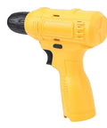 Badass Compact Cordless Drill Driver With 0 To 600 Rpm Speed And 15 Newton Meter Torque For Drywall Assembly Woodworking And Heavy Duty Home Repair Grind Tool, yellow ergonomic design.