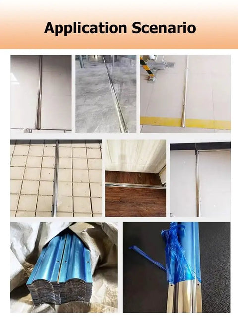 Extra Large 3.3ft Stainless Steel Cable Duct for Wall and Floor in various applications, heavy duty and waterproof, 20 pieces No10.