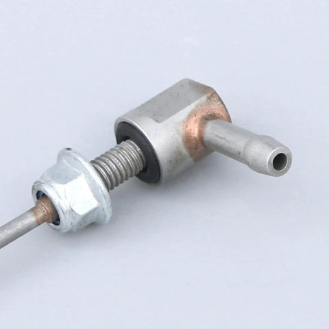 Heavy Duty Stainless Steel Fuel Pickup Pipe 490mm Quick Swap Replacement For Webasto And Eberspacher Diesel Parking Heater, threaded mount and nut detail.