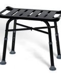Shower Bench Bamboo Shower Chair Inside Shower With Handles Height Adjustable Bath Stool For Adults Seniors And Disabled.