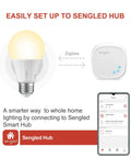 Zigbee Smart Light Bulbs 8 Pack With Hub Required For Your Smart Home Setup Guide with Sengled Hub, LED A19 Bulbs