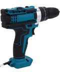 Badass 21V Cordless Drill Driver With Brushless Motor And 2000 RPM Adjustable Speed in teal color, ideal for DIY projects.