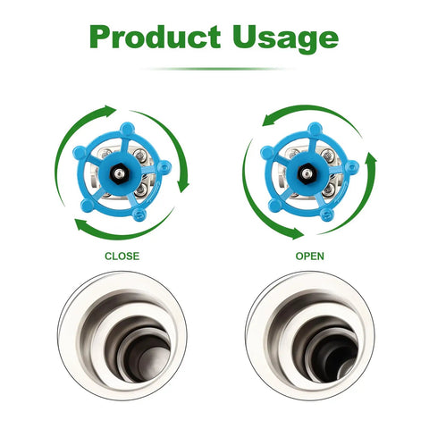 Image showing usage of 304 Stainless Steel Gate Valve Half Inch Full Bore With Wheel Handle, open and close view
