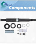 Beat The Squeak With This Heavy Duty Tub Seal And Bearing Kit Replacement W10435302 For Top Load Washers including seals, bearings, and oil.