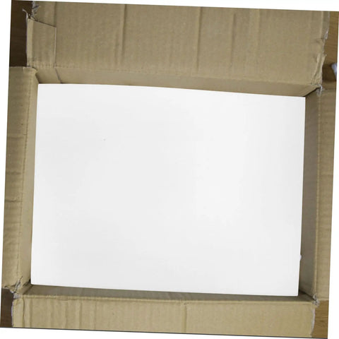 High Density Polyurethane Foam Sheets Heavy Duty White Cushioning Pads inside a shipping box for secure packing.