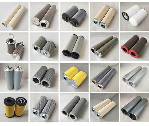Assorted hydraulic filter elements, including single hydro filter element R928025343 replacement compatible with Rexroth systems