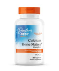 Calcium Complex Bone Health Boost For Strong Bones And Muscle Support With Vitamin C D3 K2 Magnesium Zinc Potassium Phosphorus From MCH-Cal Collagen Non GMO 180 Capsules bottle front view