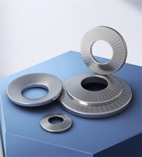 M16x32 3pcs Belleville Washers Set Conical Disc Cup Washers 304 Stainless Steel With Narrow Medium And Wide Edges Gear Up For Heavy Duty Load Sealing And Vibration Resistance, three washers
