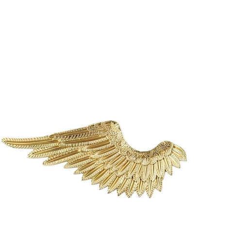 Solid Brass Angel Wing Cabinet Knobs With A Slick Matte Gold Plating That Delivers Heavy Hitter Durability And Fresh Nordic Vibes For Dresser Upgrades Adding Knockout Vintage Elegance To Your Digs With Zero Hassle.