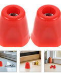 Red Fencing Replacement Nut Kit Two Pack for Training and Competitions, stainless steel and plastic, easy to install and remove.