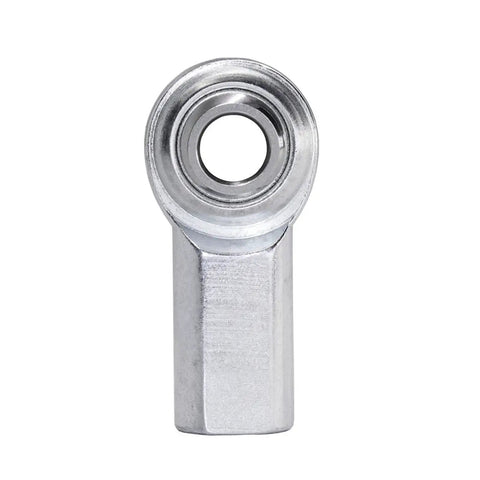 Heavy Duty 1/2-Inch Bore Rod End Bearings 10-Pack, 1/2-20 Female Thread Heim Joint with silver steel finish.