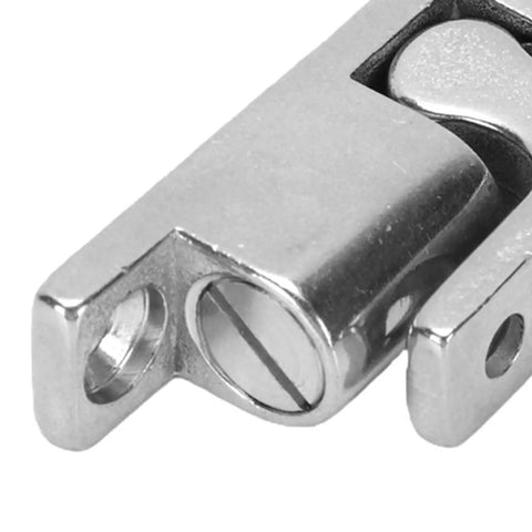 Close-up of Premium Marine Grade 316 Stainless Steel Double Roller Catch 70Mm for Cabinet Doors, showcasing the latch mechanism.