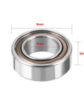 Top Shelf 10 Pack MR95ZZ Miniature Deep Groove Ball Bearings with dimensions 9mm outer, 5mm inner, 3mm width for machinery use.