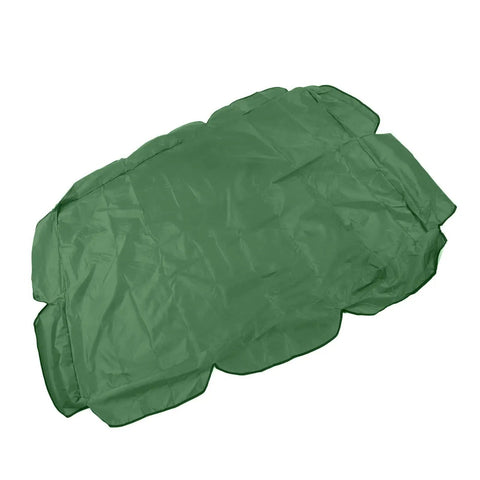 Outdoor Patio Swing Cover With 210D Silver Coated Oxford Fabric, Sturdy 4 Reinforcement Straps, Dust Proof UV Shield