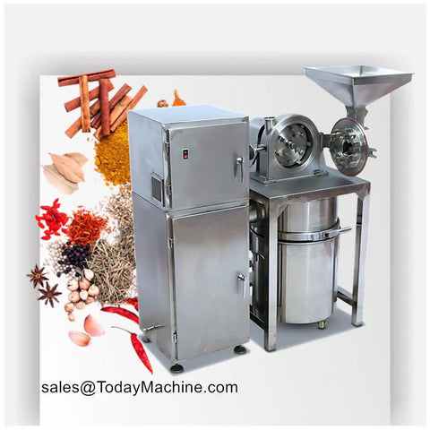 Industrial Spice And Nut Grinder With Built In Dust Collector For Ground Nuts Maize And Mealie Meal Pulverizer Durable Spice Milling Machine At An Affordable Price with spices