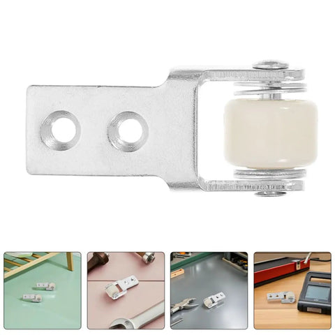Heavy Duty Nylon Slider Replacement Kit Features Five Precision Track Rollers For Seamless Cabinet Window Door Gliding And Rock Solid No Sweat Home Repair Upgrades Today, close-up view of nylon roller.