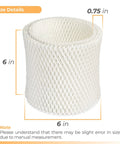 2 Pack HC888 Humidifier Filter Replacements For Honeywell HC888 HCM890 HEV320 Duracraft D88 DCM200 DH890 Wicking C Type