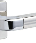 Angular Modern Grab Bar 12 Inch Polished Chrome With Concealed Mounting One And A Quarter Inch Diameter Extends Two And Three Quarter Inch