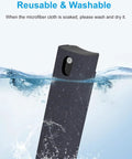 6 Pack Screen Cleaner Kit 2 In 1 Touchscreen Mist Cleaner underwater highlighting reusable washable microfiber cloth