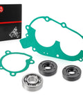 Built Tough Water Pump Rebuild Kit With Bearing Seal And Cylinder Gaskets For Polaris Sportsman showing gaskets and sealed bearings.