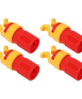Hand Screw Clamps Set 10 Pack For Woodworking And DIYers ABS Screw Holder Gripper For Bit Holding Workholding Bench Use Secure Small Parts Positioning Compact Fixing Tool Kit For Woodworkers, 4 red and yellow ABS clamps