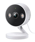 Compact 2K Plus Indoor Outdoor Wired Security Camera With Color Night Vision And Person Pet Vehicle Detection, Baby Monitor, Weatherproof IP66