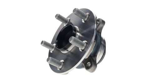 Gutsy Front Right Wheel Bearing And Hub Assembly For Toyota Mirai 2022 To 2024, featuring steel construction and mounted bolts.