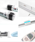 FSK40J Linear Guide Linear Module Ball Screw for CNC with Nema 23 Stepper Motor, close-up of design and components.