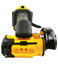 Kickass 3 Inch Mini Angle Grinder Battery Powered Cutting And Polishing Machine Heavy Duty Electric Power Tool viewed from the top
