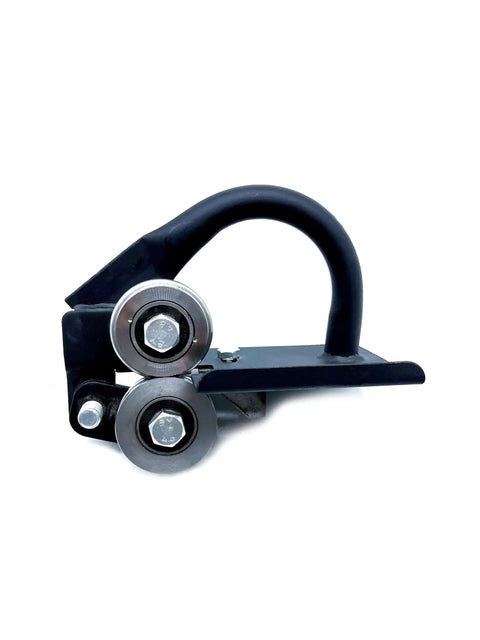 Bead Roller Tool Adjustable Hand Pulled Portable Bead Roller For Sheet Metal 0.6mm 23 Gauge Iron Plate Roller side view