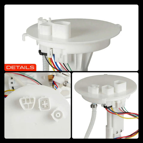 Electric Fuel Pump Module Assembly For Toyota Rav4 2019 Through 2024 2.5 Liter detailed view of wiring connectors and design.