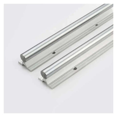 Snag These High Precision Sbr12 Linear Guide Rail Kits With Two Five Hundred Millimeter Rails And Four Smooth Ball Bearing Block Sliders, 2 silver rails