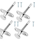 Straight Up Heavy Duty Stainless Steel Spring Plunger Latch With Corrosion Resistant Bolt And Four Included Mounting Screws. 4 latches.