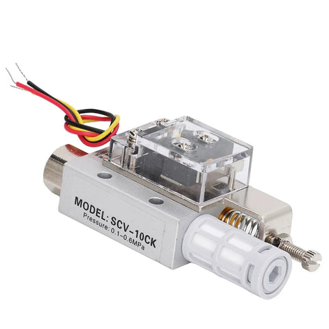High Pressure Vacuum Generator Pneumatic Ejector with aluminum alloy body, female thread, model SCV-10CK, for industrial use