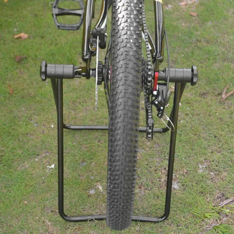 Adjustable Floor Bike Repair Stand For Road Mountain And E Bikes Indoor Outdoor Maintenance Rack With Scratch Free Design