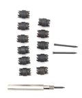 13 Piece Spot Weld Cutter Set 3 Eighth Inch Double Sided Welding Tool Kit For Electric Drill With Lubricant