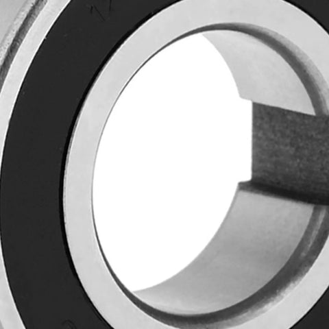 Close-up of Top Shelf Heavy Duty Sprag One Way Backstop Freewheel Bearing With Precision Keyway 25X52X15Mm showing keyway detail.
