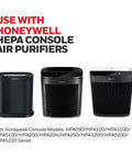 R HEPA Filter Replacement Kit for Air Purifiers with Pre Filter Roll and Cutting Template, Honeywell models shown