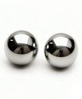 Heavy Duty One Inch Precision Bearing Balls Made From Top Shelf 304 Stainless Steel G100 Grade shown from the front.