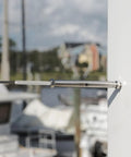 Three Sixteenth Inch Stainless Steel Threaded Lag Screws Left And Right Hand Threaded Outdoor Cable Railing Kit on deck post