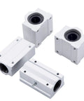 2 Pcs Linear Bearing Slides SCS6UU SCS12UU Bore 6mm And 12mm Ultra Smooth Pro Glide For CNC Parts And 3D Printer Parts Precision Machine Tools High Quality Guide Rails For Smooth Motion, aluminum blocks