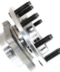 Premium Rock Solid Front Wheel Hub And Bearing Assembly Dual Axle Heavy Duty Replacement Kit For Dodge Ram 2500, showing studs.
